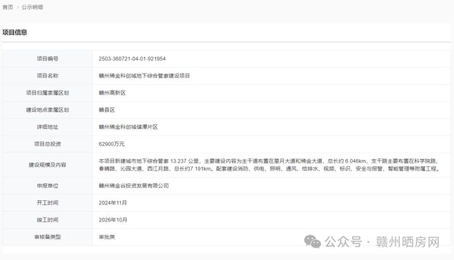 132公里斥资近63亿！赣州这里将建地下大动脉(图1)