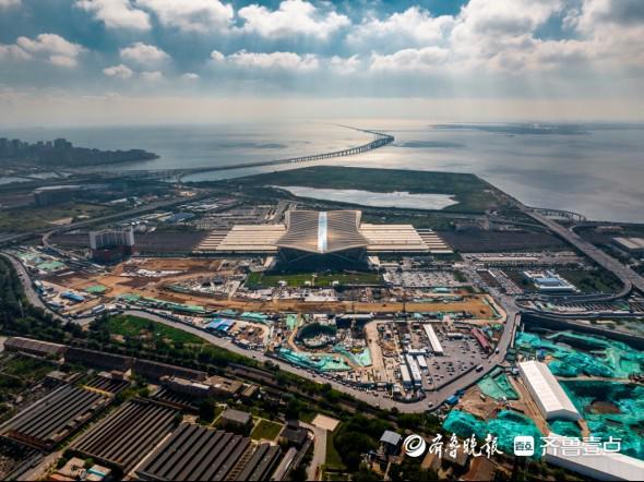 青岛TOD一号工程最新进展！东广场地下空间主体结构全面封顶(图1)